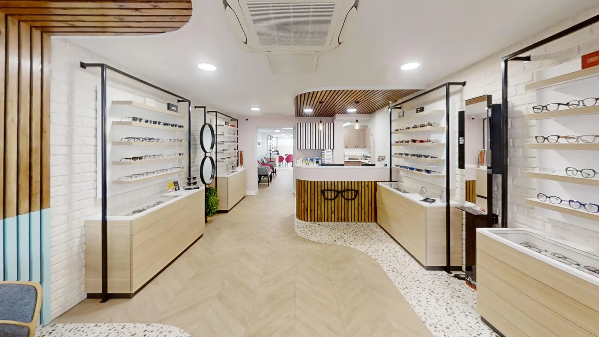 Commercial fit-out — optician front-of-house